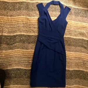 Tight blue Reiss dress